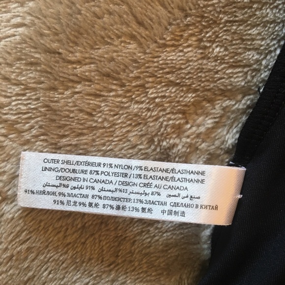 La Vie en Rose (Aquarose) black pink floral one piece cross printed back Size M - Picture 6 of 9